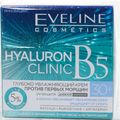 30+ крем для лица Hyaluron Clinic B5 Eveline глубоко увлажняющий против первых морщин ночной/дневной 50мл